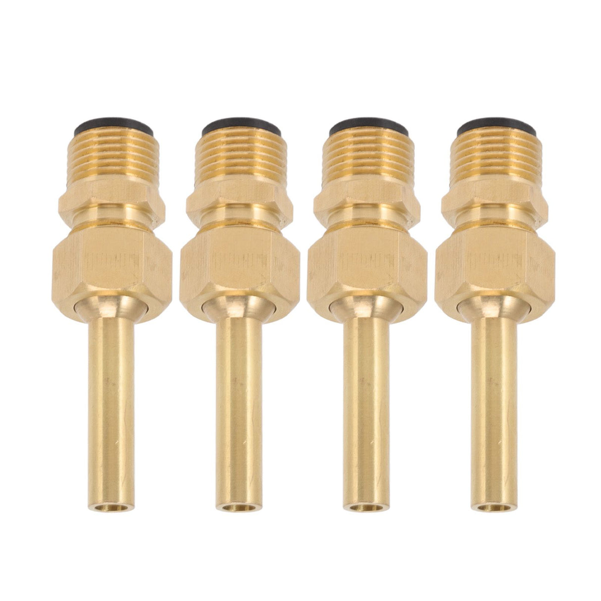 4 PCS Water Fountain Nozzles Pure Copper Large Hexagonal Direct Jet Nozzle Waterscape Single Nozzle Male Thread G1/2