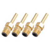 4 PCS Water Fountain Nozzles Pure Copper Large Hexagonal Direct Jet Nozzle Waterscape Single Nozzle Male Thread G1/2