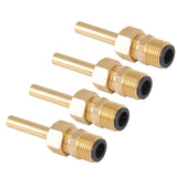 4 PCS Water Fountain Nozzles Pure Copper Large Hexagonal Direct Jet Nozzle Waterscape Single Nozzle Male Thread G1/2