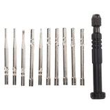 10Pcs Carburetor Adjustment Tool Kit for Common 2 Cycle Small Engine Carburetor Adjusting Screwdrivers Head Kit with Handle - Side View