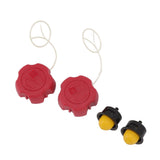 2 Set Lawn Mower Fuel Cap Primer Bulb Replacement Part Kit for Fuxtec FX RM 1630 1855 1860 2055 2060 2060PRO - Side View