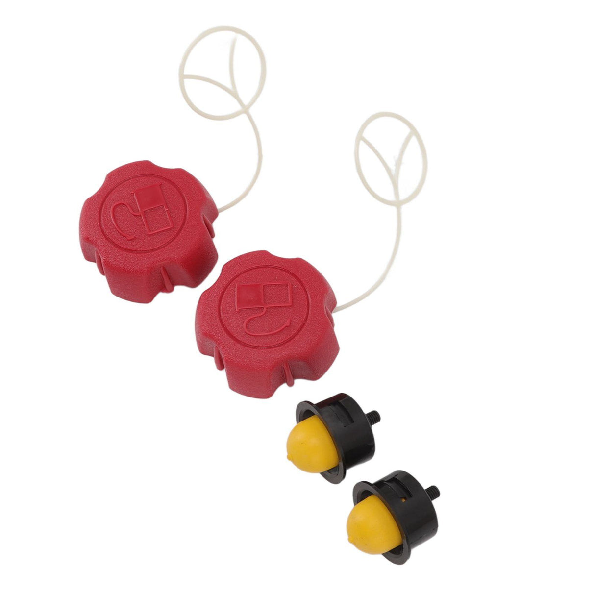 2 Set Lawn Mower Fuel Cap Primer Bulb Replacement Part Kit for Fuxtec FX RM 1630 1855 1860 2055 2060 2060PRO