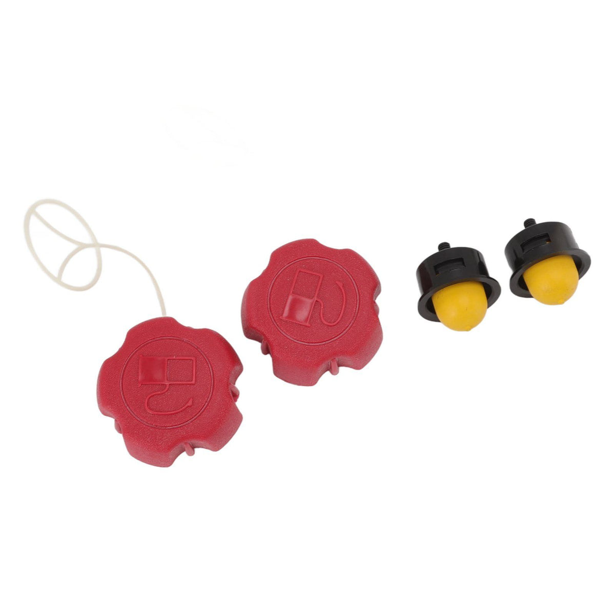 2 Set Lawn Mower Fuel Cap Primer Bulb Replacement Part Kit for Fuxtec FX RM 1630 1855 1860 2055 2060 2060PRO