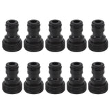 10 Pcs Tap Connector G3/4 Male Thread 25mm Quick Connector Nipple Hose Quick Connector Plastic