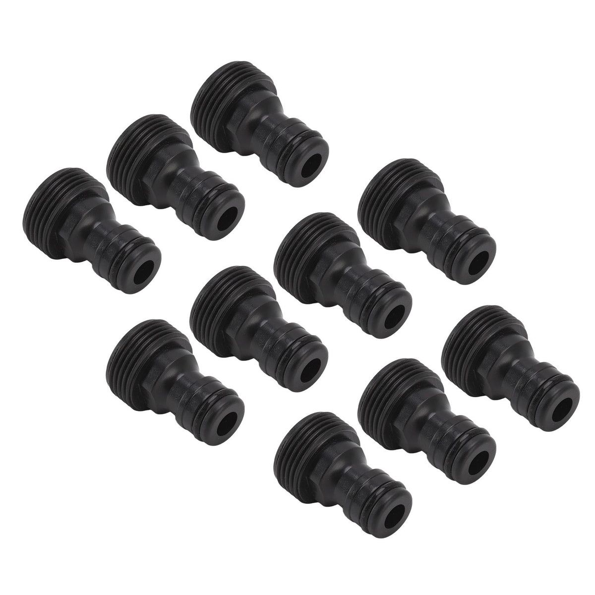 10 Pcs Tap Connector G3/4 Male Thread 25mm Quick Connector Nipple Hose Quick Connector Plastic