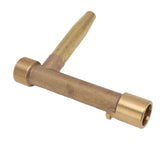Quick Water Intake Valve Key G1 Male Thread Brass Quick Coupler Valve Hose for Underground Irrigation - Low Angle