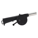Hand Crank Blower Small Lightweight Portable Time Saving Multi Purpose Hand Crank BBQ Fan for Camping Fireplace Bonfire - Front View