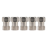 5PCS Plumbing Fittings Stainless Steel Female Thread Pipe Adapter Fittings for Shower Water Heater G3/4