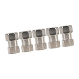 5PCS Plumbing Fittings Stainless Steel Female Thread Pipe Adapter Fittings for Shower Water Heater G3/4