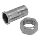 Stainless Steel Pipe Fitting Plumbing Butt Joint Adapter Spa Hot Tub Components Hardware G1/2 to G3/4