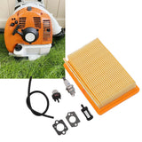 Blower Air Filter with Spark Plug Air Filter Replacement Parts for STIHL Br350 Br430 Sr430 Sr450 - Extra Image
