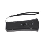 Dog Barking Deterrent Ultrasound Dual Horn Handheld Dog Bark Control Training Device for Outdoor Black