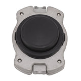 Universal Trimmer Head 0.5in Hole Diameter Aluminium High Accuracy String Trimmer Head with 2 Lines for Replacement - Top-Down View