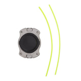 Universal Trimmer Head 0.5in Hole Diameter Aluminium High Accuracy String Trimmer Head with 2 Lines for Replacement