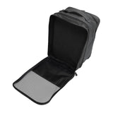 3 Layers Travel Shoe Bag Holds 3 Pair of Shoes Waterproof Portable Shoe Storage Bag for Travel Camping Daily Use Black