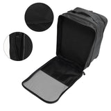 3 Layers Travel Shoe Bag Holds 3 Pair of Shoes Waterproof Portable Shoe Storage Bag for Travel Camping Daily Use Black