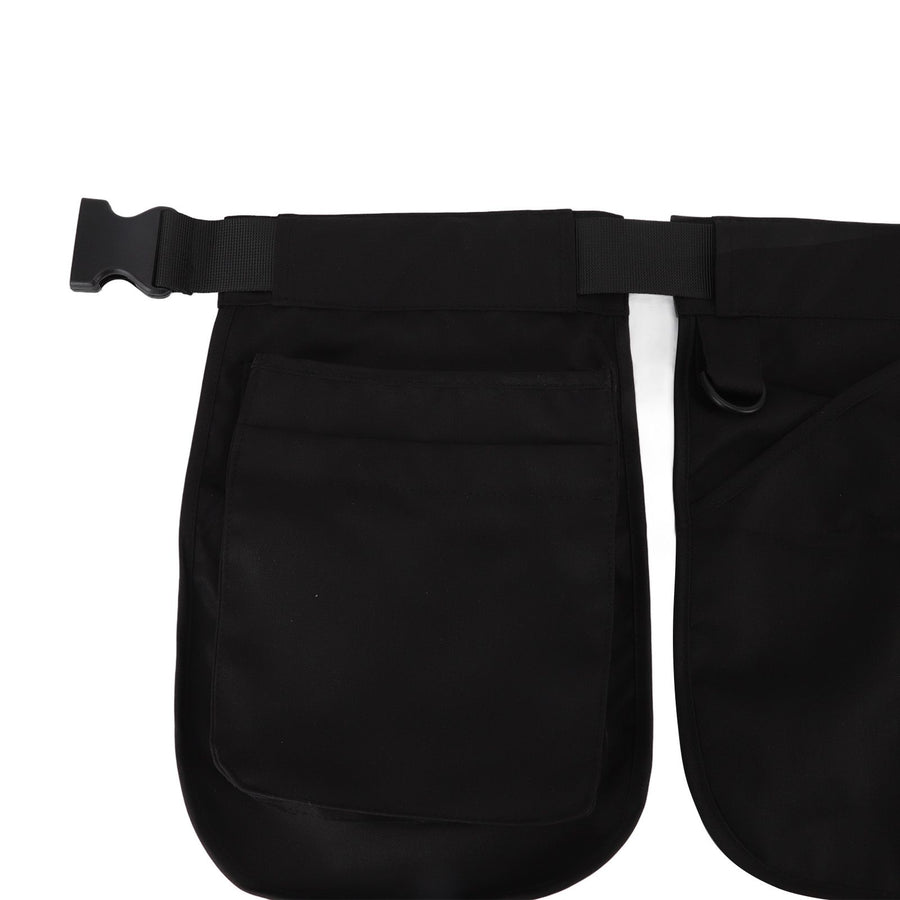 Waist Belt Bag Adjustable Large Capacity Multi Pocket Multifunctional Apron Bag for Men Women