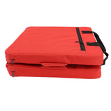 Outdoor Chair Cushion Portable Comfortable Oxford Cloth Foldable Stadium Seat Cushion Red