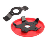 Grass Trimmer Head Multi Function Lawn Mower Weeding Plate Replacement with Interchangeable Blade for Gardening - Side View