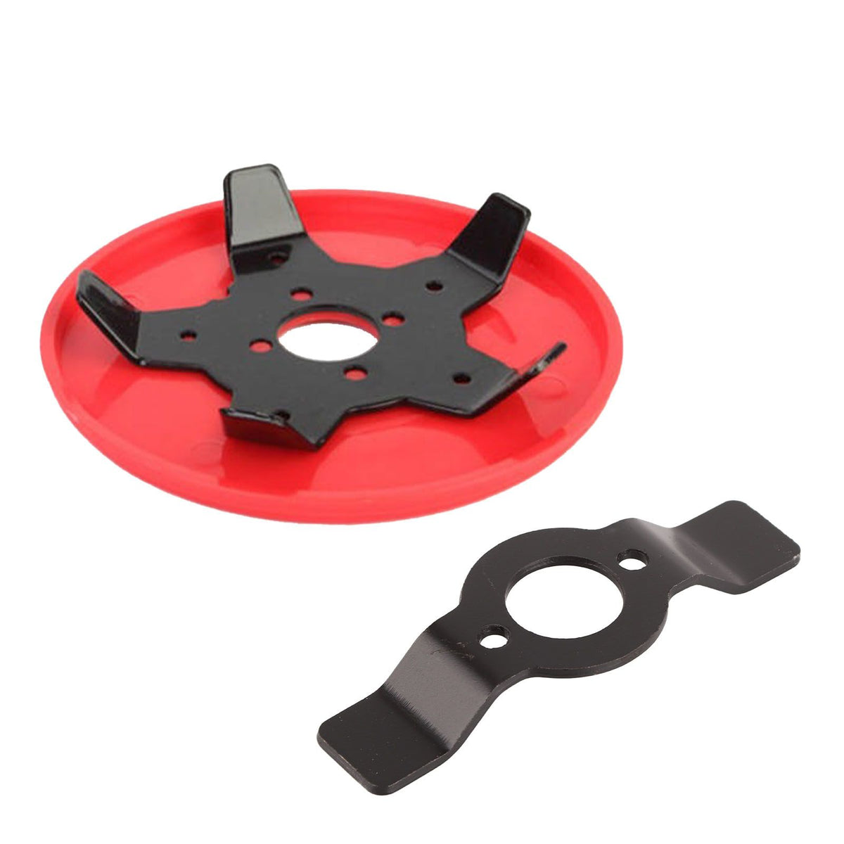 Grass Trimmer Head Multi Function Lawn Mower Weeding Plate Replacement with Interchangeable Blade for Gardening