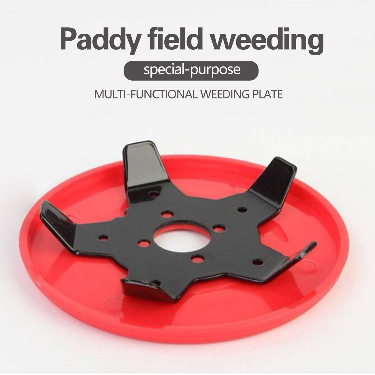 Grass Trimmer Head Multi Function Lawn Mower Weeding Plate Replacement with Interchangeable Blade for Gardening