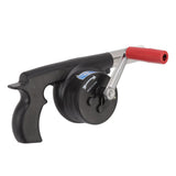 Hand Crank BBQ Blower Lightweight Portable ABS Barbecue Fan for Camping Picnic Fireplace - Side View