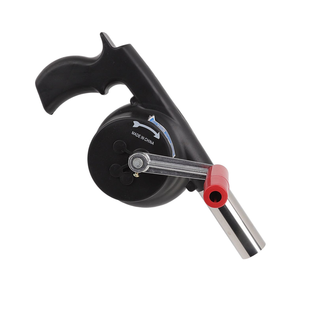 Hand Crank BBQ Blower Lightweight Portable ABS Barbecue Fan for Camping Picnic Fireplace