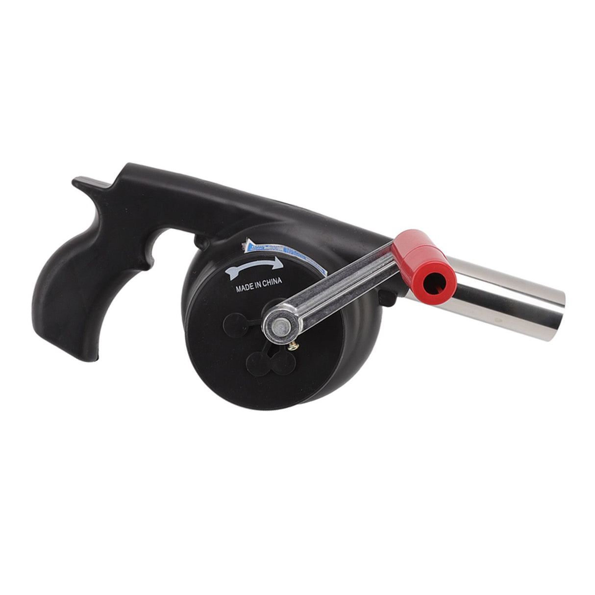 Hand Crank BBQ Blower Lightweight Portable ABS Barbecue Fan for Camping Picnic Fireplace