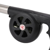 Hand Crank BBQ Blower Lightweight Portable ABS Barbecue Fan for Camping Picnic Fireplace