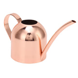 Watering Can for House Bonsai Garden Flower Outdoor Indoor Plants Long Spout Pot Stainless Steel Rose Gold - Extra Image
