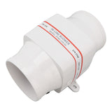 12v Electric In Line Blower ABS Shell Marine Boat in Line Bilge Air Blower Marine Cabin Engine Ventilation Blower Fan 4 Inch