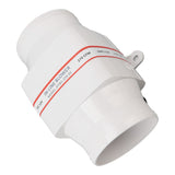 12v Electric In Line Blower ABS Shell Marine Boat in Line Bilge Air Blower Marine Cabin Engine Ventilation Blower Fan 4 Inch - Low Angle