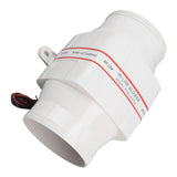 12v Electric In Line Blower ABS Shell Marine Boat in Line Bilge Air Blower Marine Cabin Engine Ventilation Blower Fan 4 Inch
