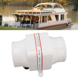 12v Electric In Line Blower ABS Shell Marine Boat in Line Bilge Air Blower Marine Cabin Engine Ventilation Blower Fan 4 Inch
