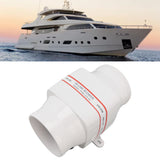12v Electric In Line Blower ABS Shell Marine Boat in Line Bilge Air Blower Marine Cabin Engine Ventilation Blower Fan 4 Inch