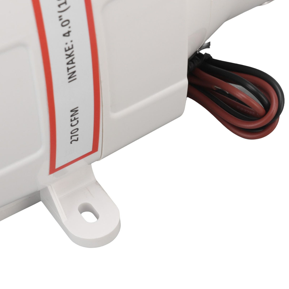 12v Electric In Line Blower ABS Shell Marine Boat in Line Bilge Air Blower Marine Cabin Engine Ventilation Blower Fan 4 Inch