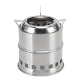 Mini Alcohol Stove for Camping Hiking Stainless Steel Campfire Stove With Storage Bag Round - Extra Image
