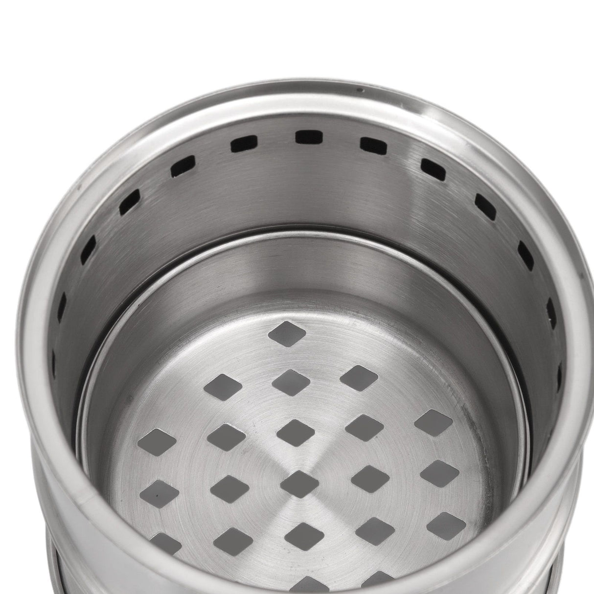 Mini Alcohol Stove for Camping Hiking Stainless Steel Campfire Stove With Storage Bag Round