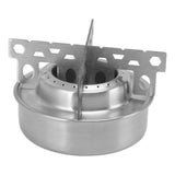 Outdoor Portable Camping Stove Stainless Steel Mini Backpacking Stove for Camping Hiking Backpacking BBQ A - 45-Degree Angle