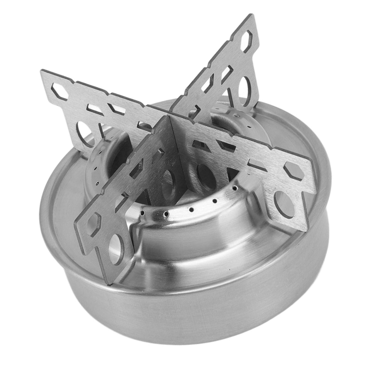 Outdoor Portable Camping Stove Stainless Steel Mini Backpacking Stove for Camping Hiking Backpacking BBQ A