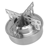 Outdoor Portable Camping Stove Stainless Steel Mini Backpacking Stove for Camping Hiking Backpacking BBQ A - Extra Image