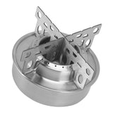 Outdoor Portable Camping Stove Stainless Steel Mini Backpacking Stove for Camping Hiking Backpacking BBQ A - Extra Image