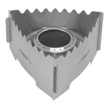Outdoor Portable Camping Stove Stainless Steel Mini Backpacking Stove for Camping Hiking Backpacking BBQ B