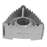 Outdoor Portable Camping Stove Stainless Steel Mini Backpacking Stove for Camping Hiking Backpacking BBQ B