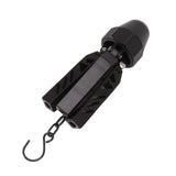 Camping Tripod Aluminum Alloy Stable Multifunctional Black A Shaped Tent Support Pole for Outdoor - Front View