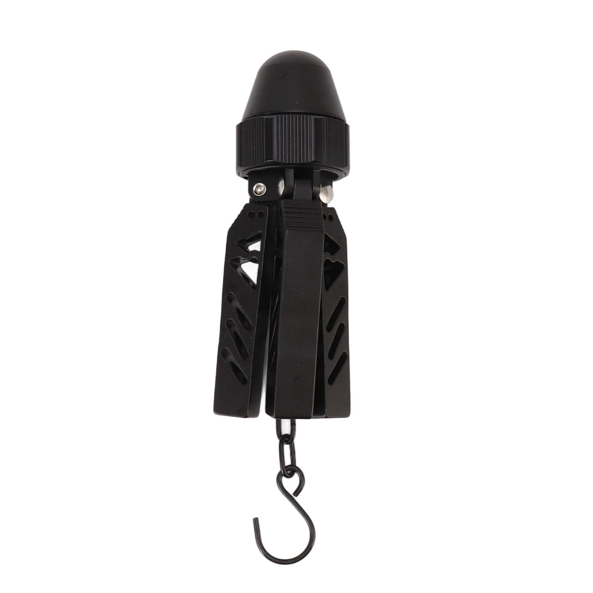 Camping Tripod Aluminum Alloy Stable Multifunctional Black A Shaped Tent Support Pole for Outdoor