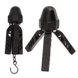 Camping Tripod Aluminum Alloy Stable Multifunctional Black A Shaped Tent Support Pole for Outdoor