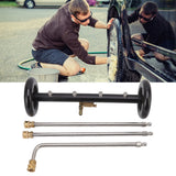16in Under Car Washer Black with 1/4in Interface Undercarriage Cleaner Surface Cleaner for Cleaning Truck