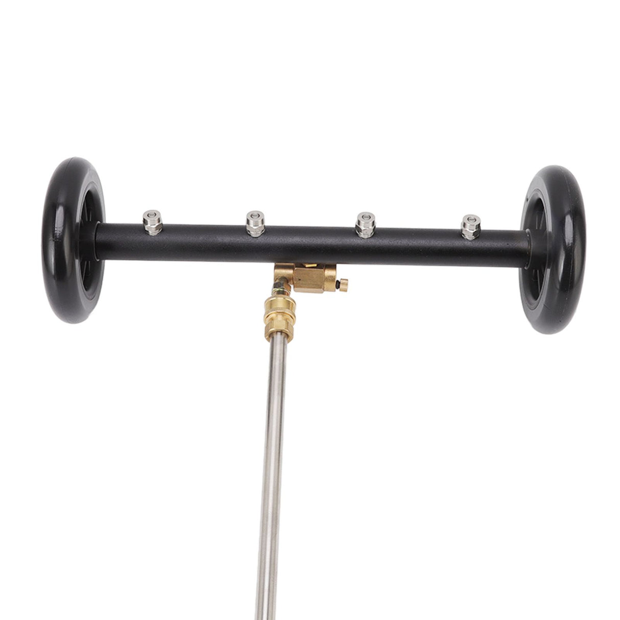16in Under Car Washer Black with 1/4in Interface Undercarriage Cleaner Surface Cleaner for Cleaning Truck