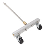 Undercarriage Cleaner Professional Under Car Water Broom with 4 Nozzles for Car Patio Courtyard Entrance